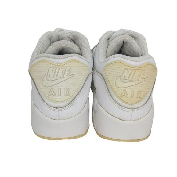 Nike Air Max 90 LTR GS Girl's Pre-owned Ivory and White Sneakers - sz. 6Y - Picture 4 of 6